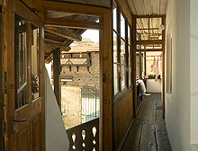 Veranda - zadní trakt, Hotel Na louži, Český Krumlov, foto: Michal Tůma | Hotel a hospoda Na louži | Český Krumlov | Ubytování